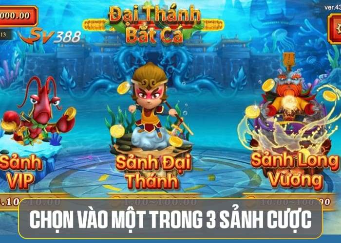 Các bước tham gia Đại Thánh Bắn Cá tại Bắn Cá SV388