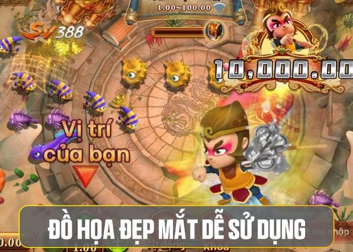 Ưu điểm của Đại Thánh Bắn Cá tại SV388