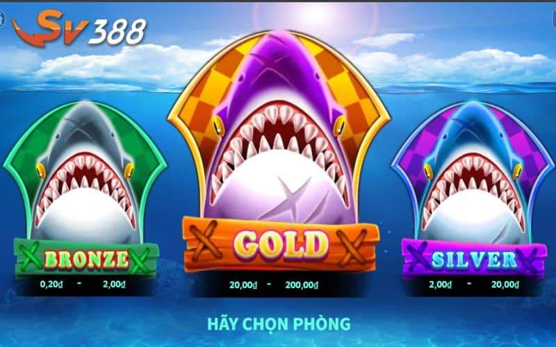 Cá Mập Săn Mồi đem đến 3 phòng chơi khác nhau